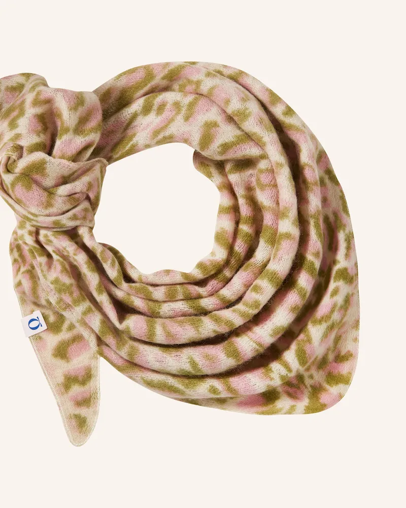 Puschoen Dreieckstuch Aus Cashmere Leo rosa Rosa