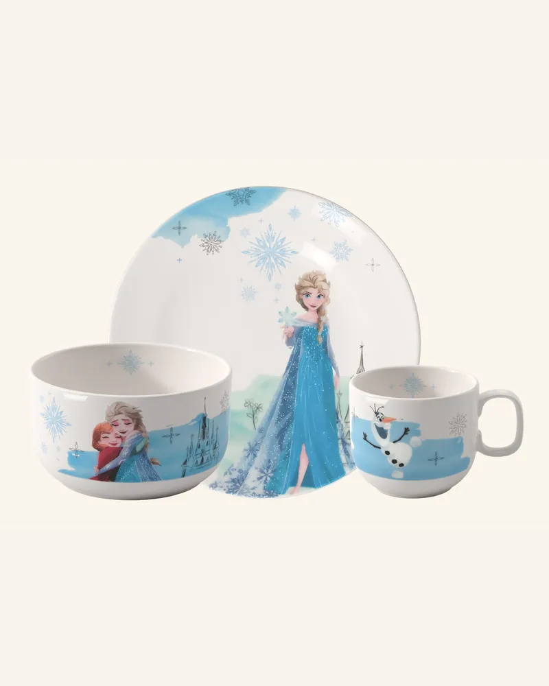 Villeroy & Boch Kindergeschirr Set 3tlg. Disney Frozen weiss Gelb