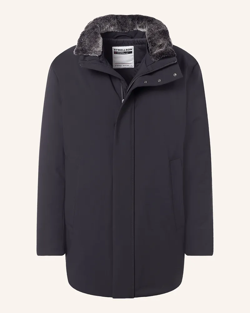 Strellson Parka Flex blau Dunkelblau