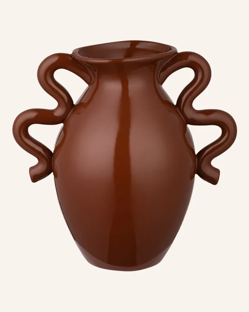 ferm LIVING Vase VERSO Braun