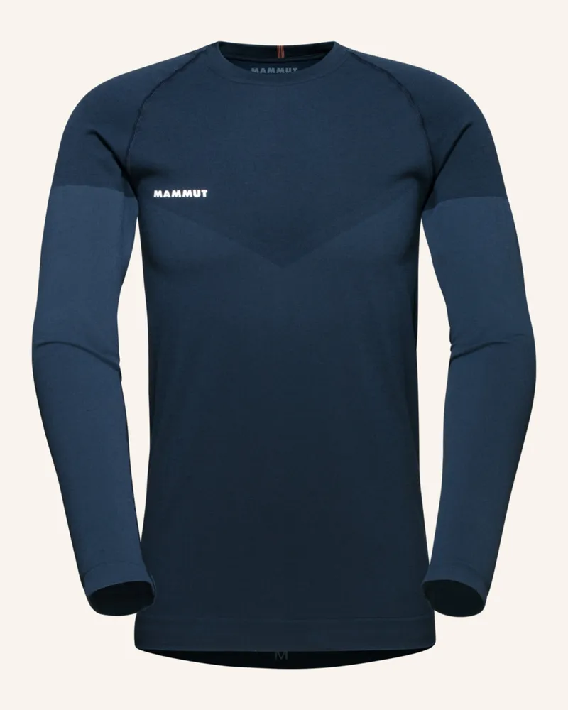 Mammut Longsleeve TRIFT mit Merinowolle Blau