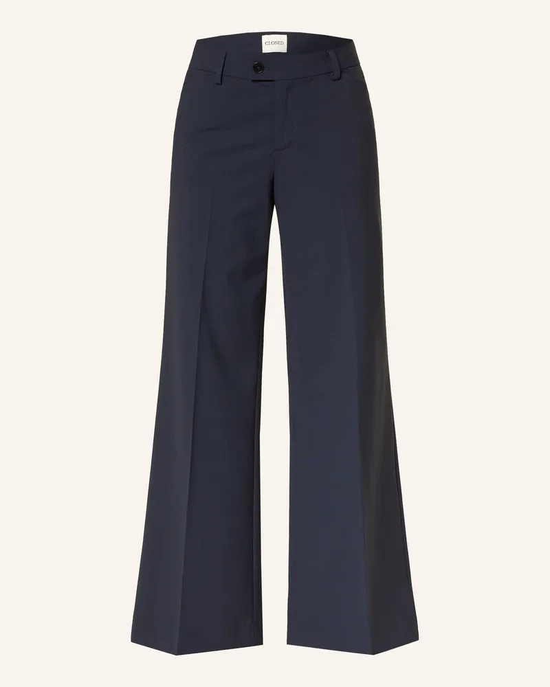 Closed Marlenehose Flye blau Dunkelblau