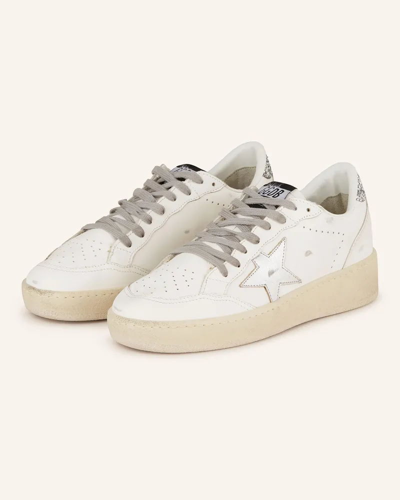 Golden Goose Sneaker Ball Star 2 weiss Weiss
