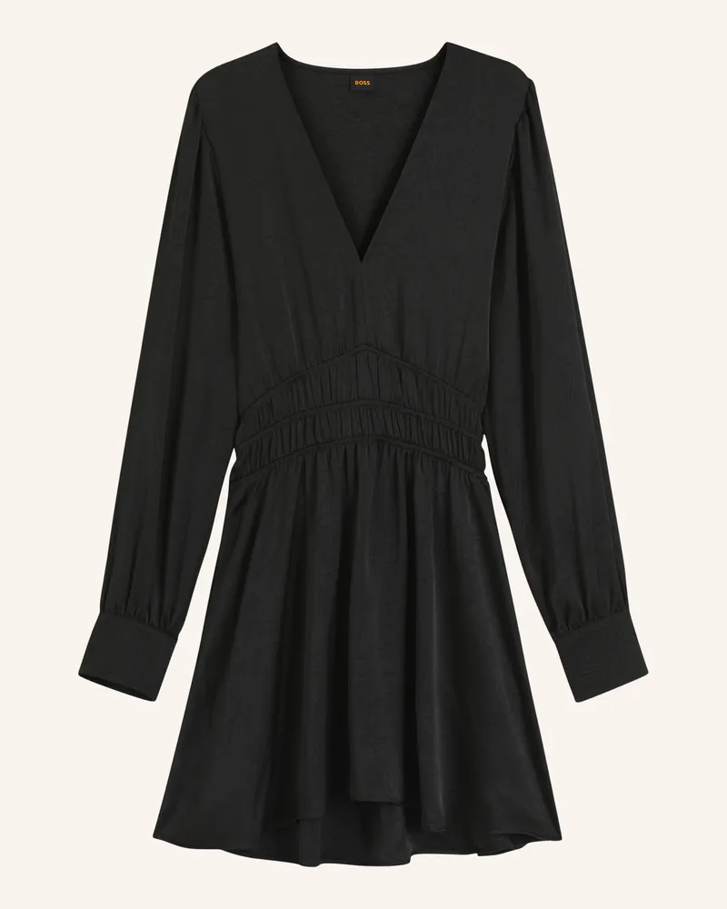 HUGO BOSS Business Kleid C_DEPLY Regular Fit Dunkelgrau