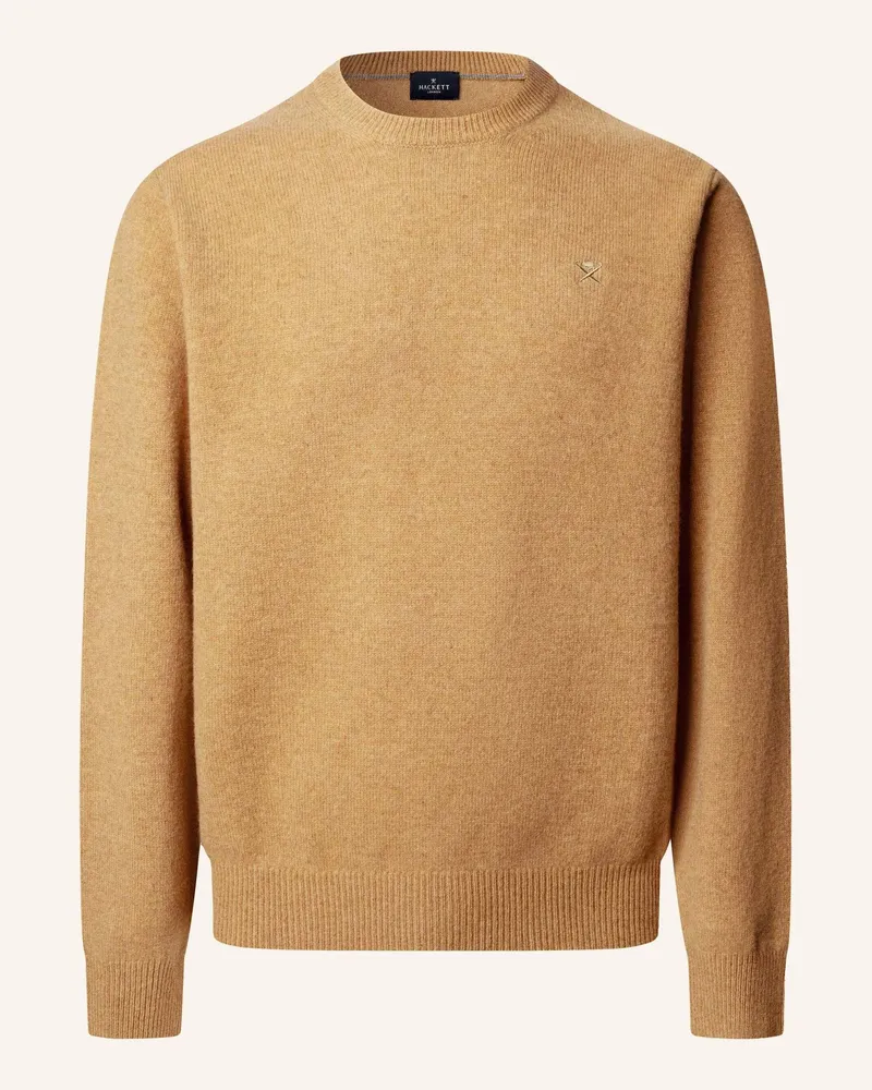 Hackett Pullover Lambswool Crew beige Beige