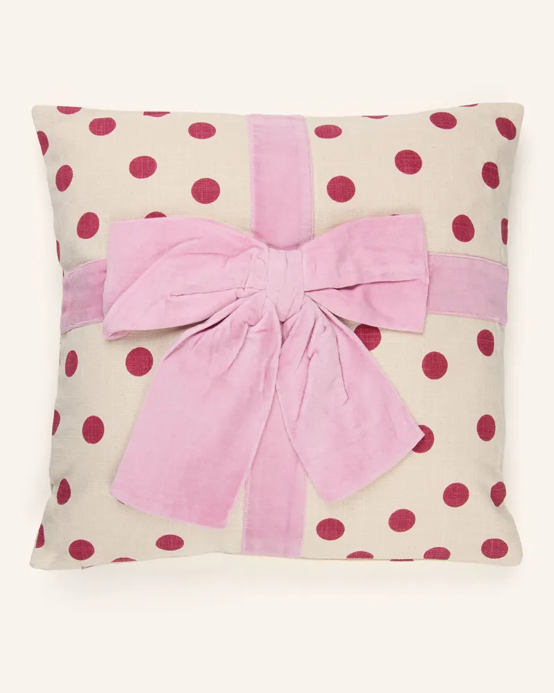 Bloomingville Dekokissen Bowie rosa Hellbraun