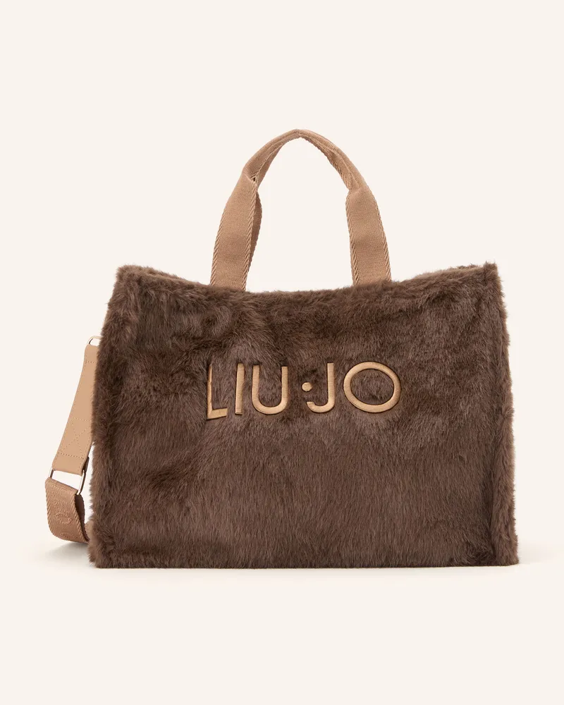 Liu Jo Kunstfell-Shopper braun Dunkelbraun