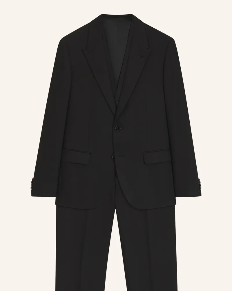 HUGO BOSS Business Anzug HENRY/GETLIN242V2X Slim Fit Schwarz