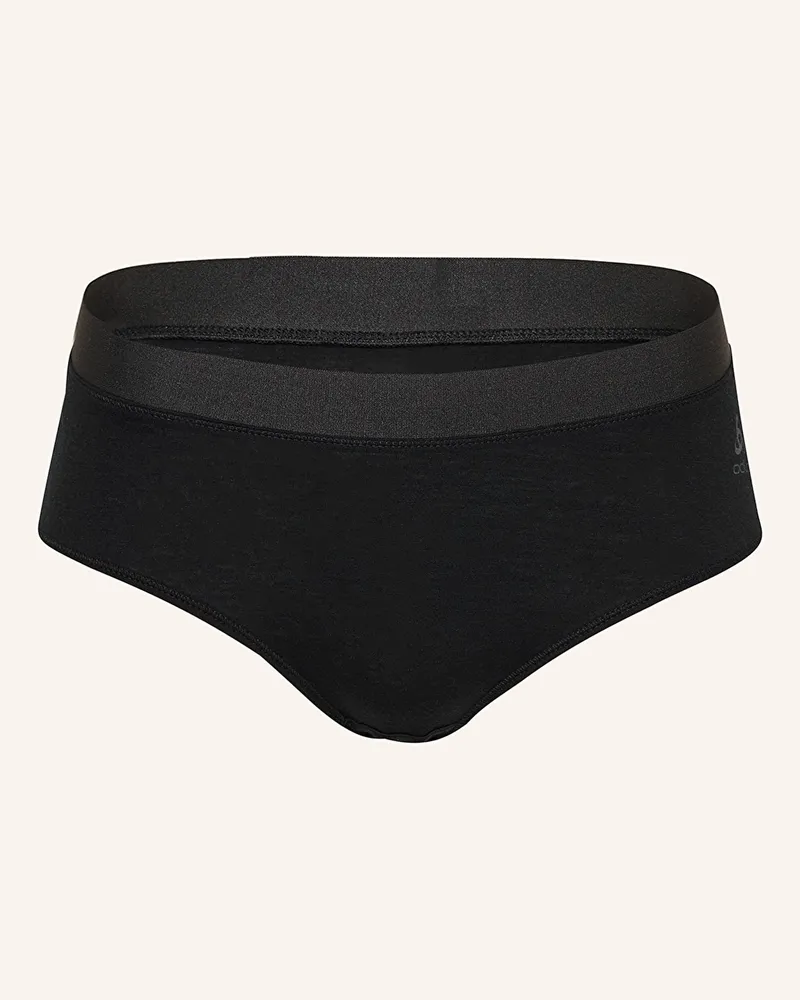 Odlo Funktionswäsche-Slip NATURAL MERINO 160 aus Merinowolle Schwarz
