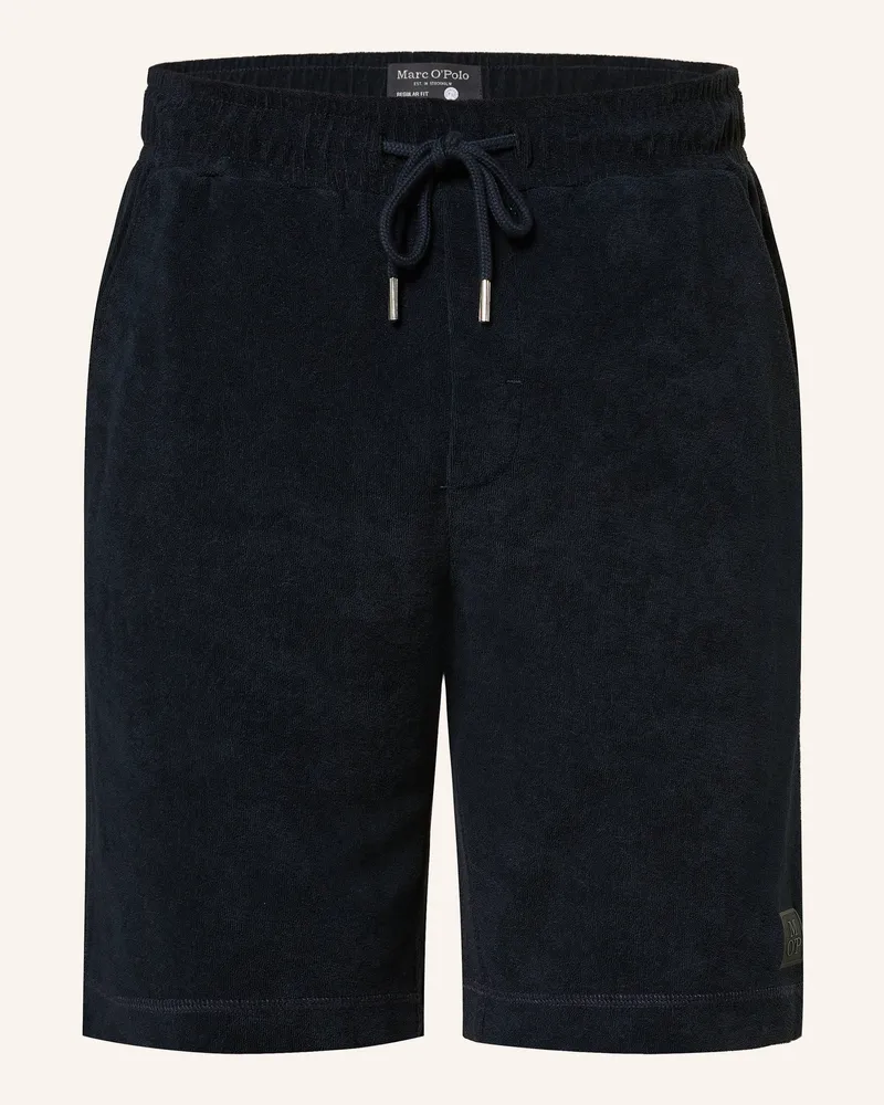 Marc O'Polo Frotteeshorts Dunkelblau