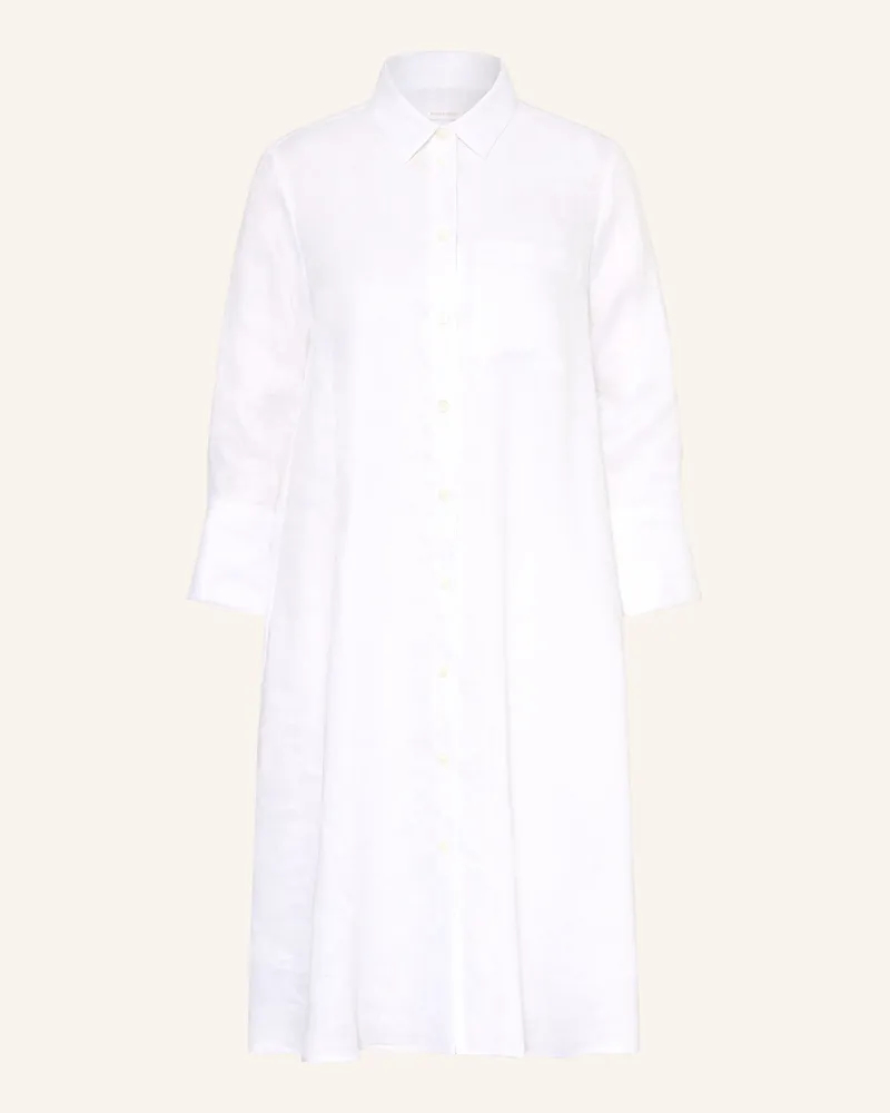 Robert Friedman Hemdblusenkleid Aus Leinen weiss Weiss