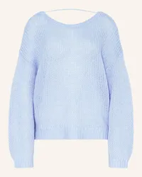 HUGO BOSS Oversized-Pullover FOBAIN Blau