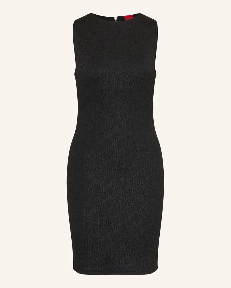 HUGO BOSS Jerseykleid NAIRONI Schwarz