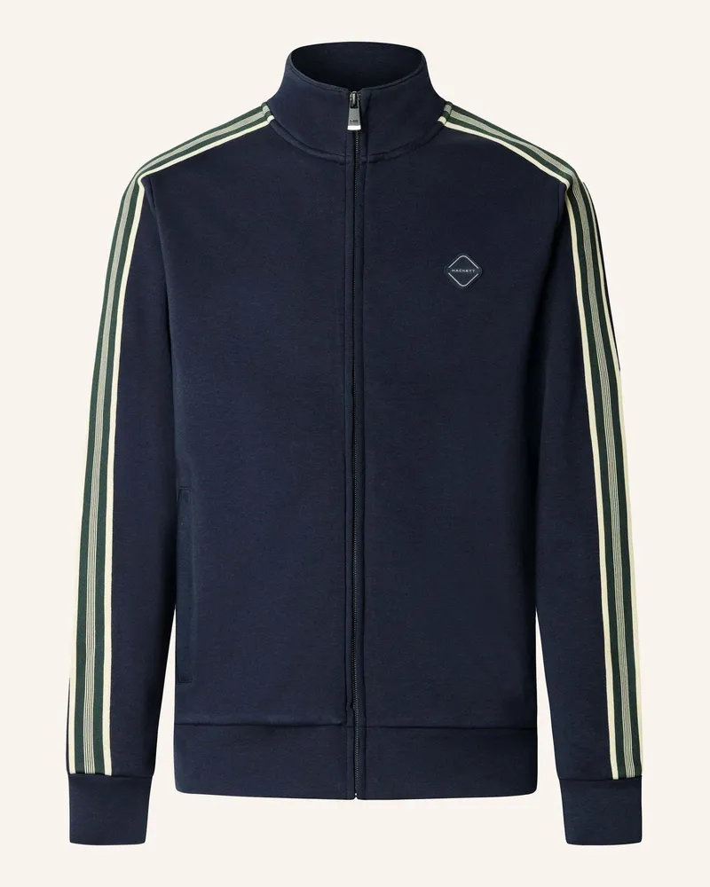 Hackett Sweatshirt Hs Members Track Fz blau Dunkelblau