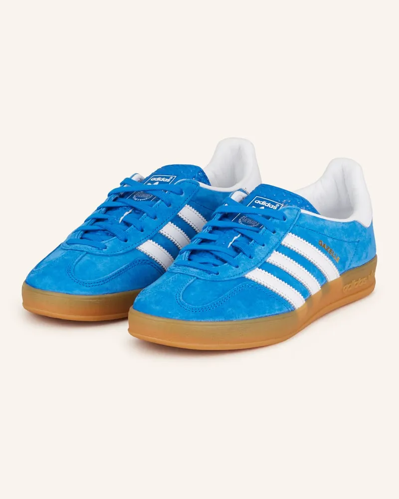 adidas Sneaker GAZELLE INDOOR - HELLBLAU/ WEISS Blau