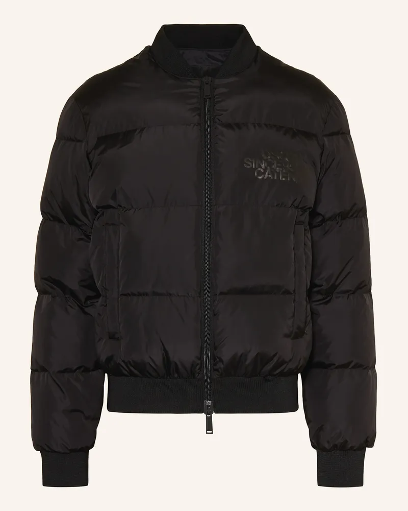 Dsquared2 Daunenjacke Easy Puffer schwarz Schwarz
