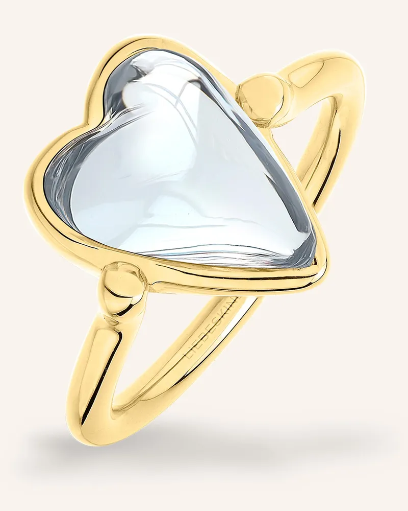 Liebeskind Ring  aus  Edelstahl Gold