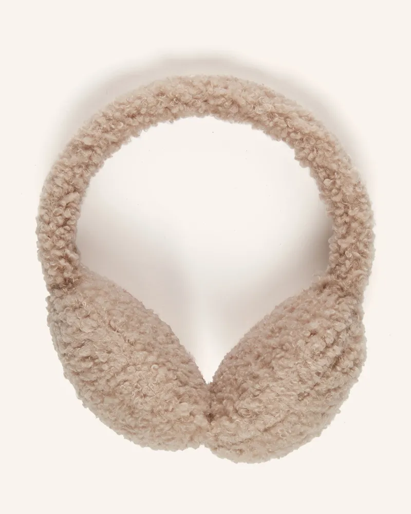 Parajumpers Ohrenwärmer Power Aus Teddyfell beige Beige
