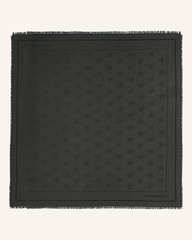 Karl Lagerfeld Schal schwarz Schwarz