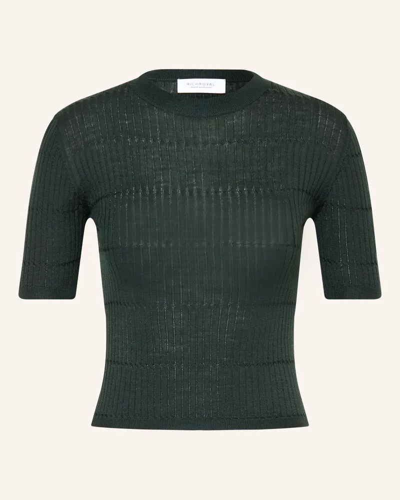 Rich&Royal Strickshirt gruen Dunkelgrün