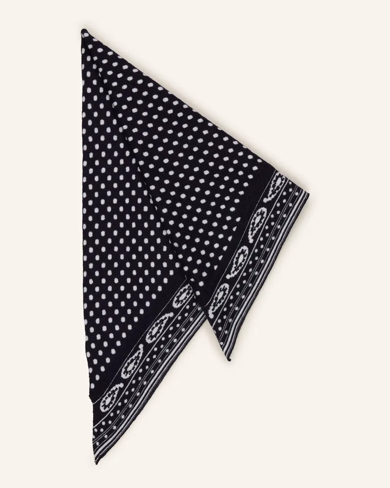 Maje Dreieckstuch Dunkelblau