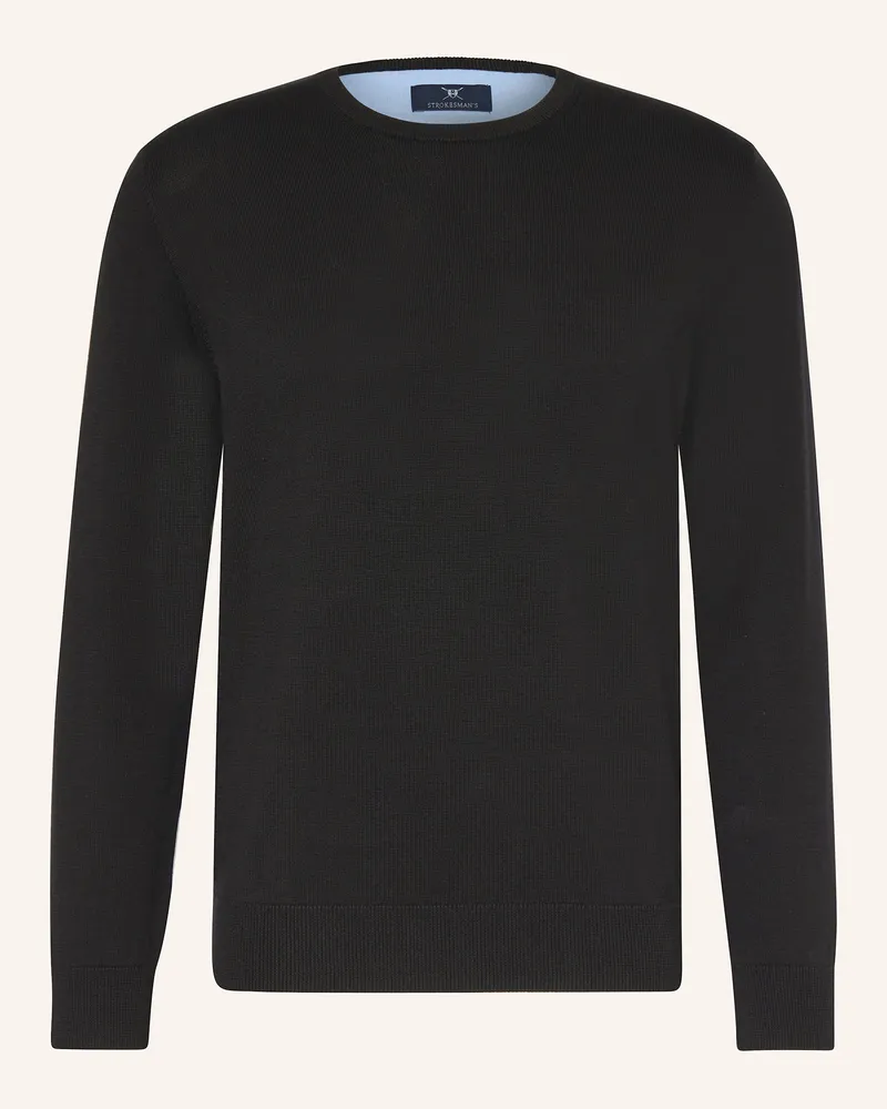 Strokesman's Pullover schwarz Schwarz