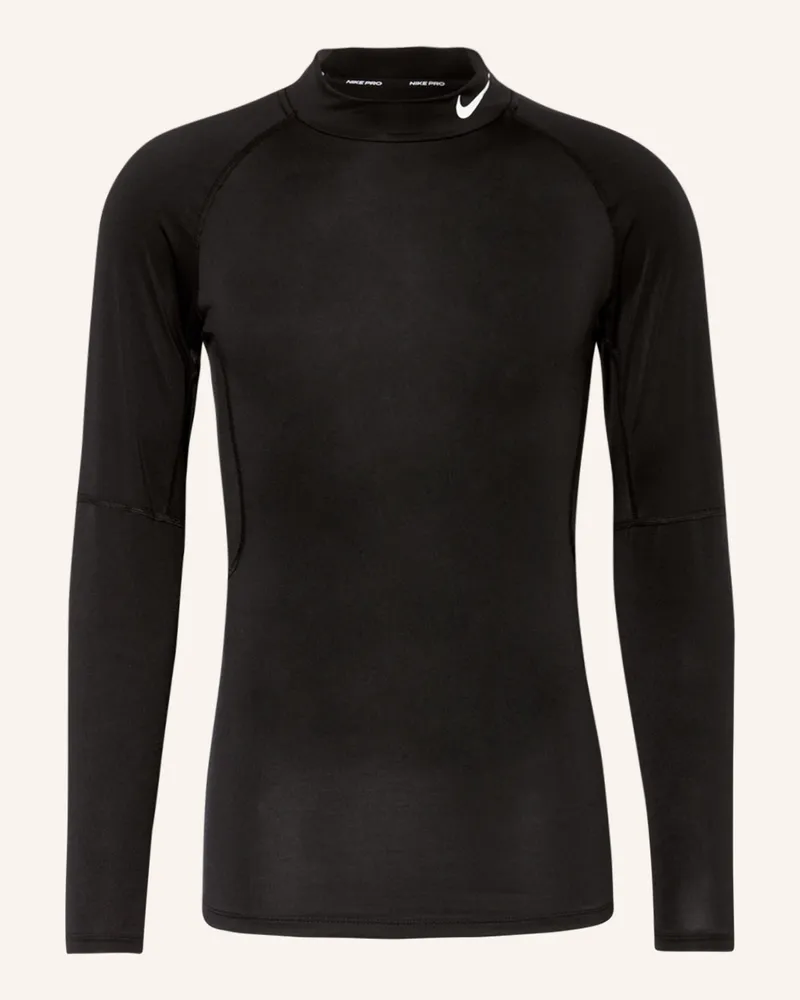 Nike Longsleeve Nike Pro schwarz Schwarz