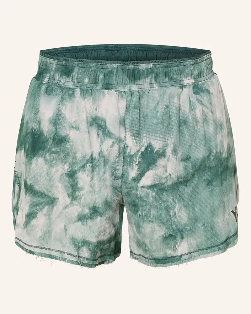 Y-3 2-In-1-Laufshorts gruen Grün
