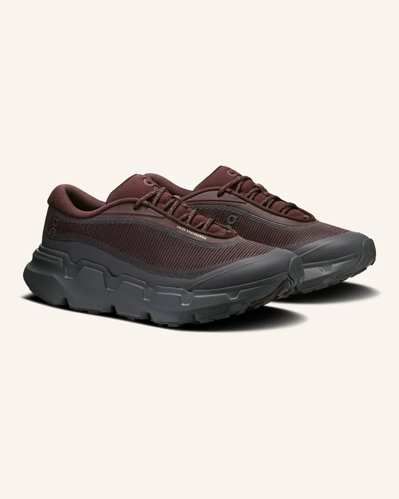 ON Sneaker Cloudsoma Hike grau Dunkelrot