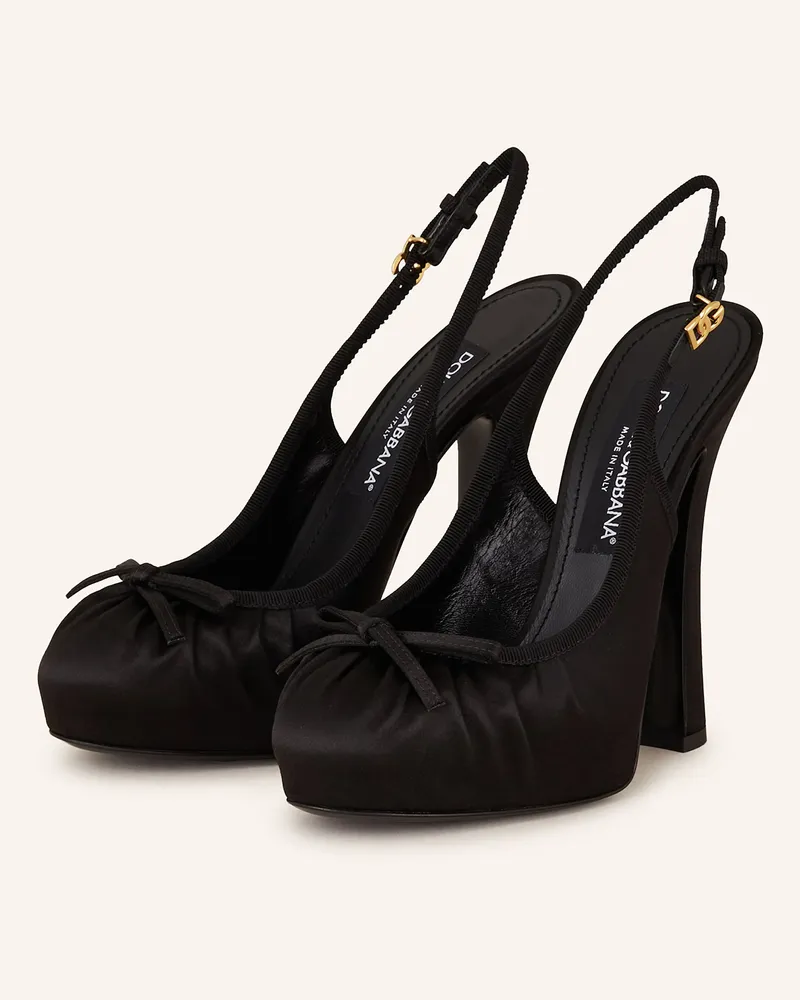 Dolce & Gabbana Slingpumps Schwarz