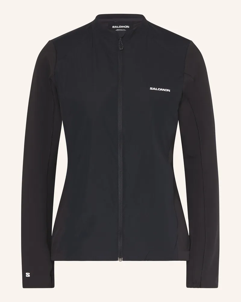 Salomon Hybrid-Laufjacke MOUNTAIN FLEX Schwarz