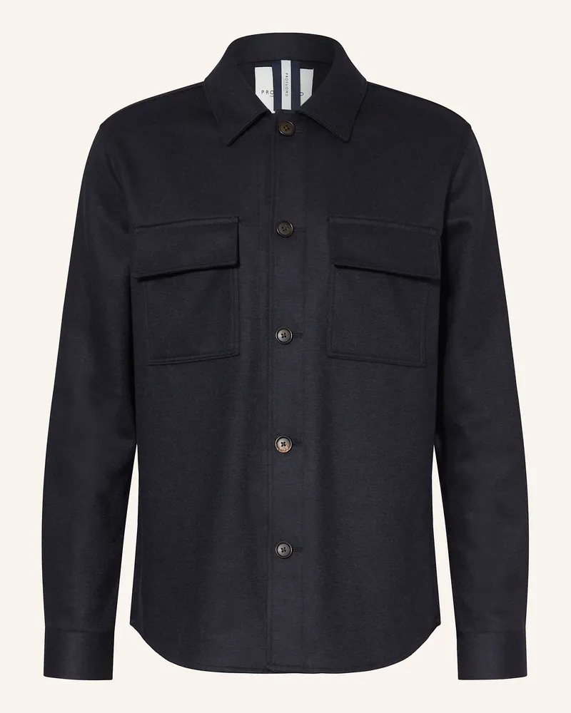 Profuomo Overshirt Dunkelblau