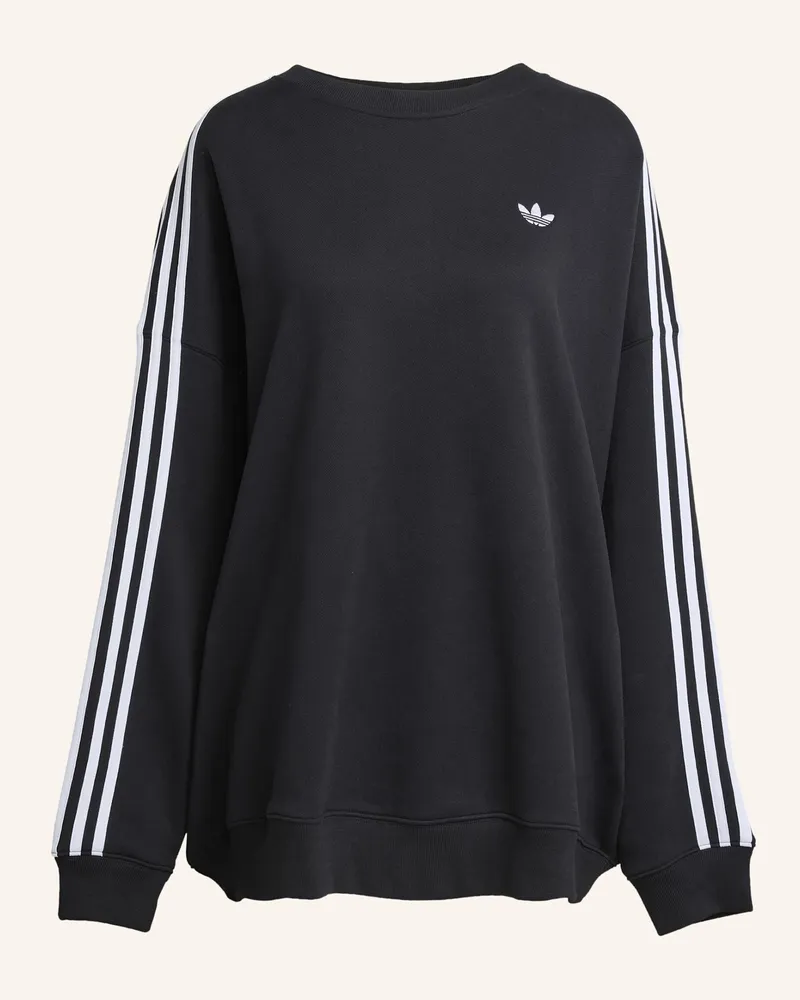 adidas ADICOLOR 3-STREIFEN ADILENIUM SWEATSHIRT Schwarz