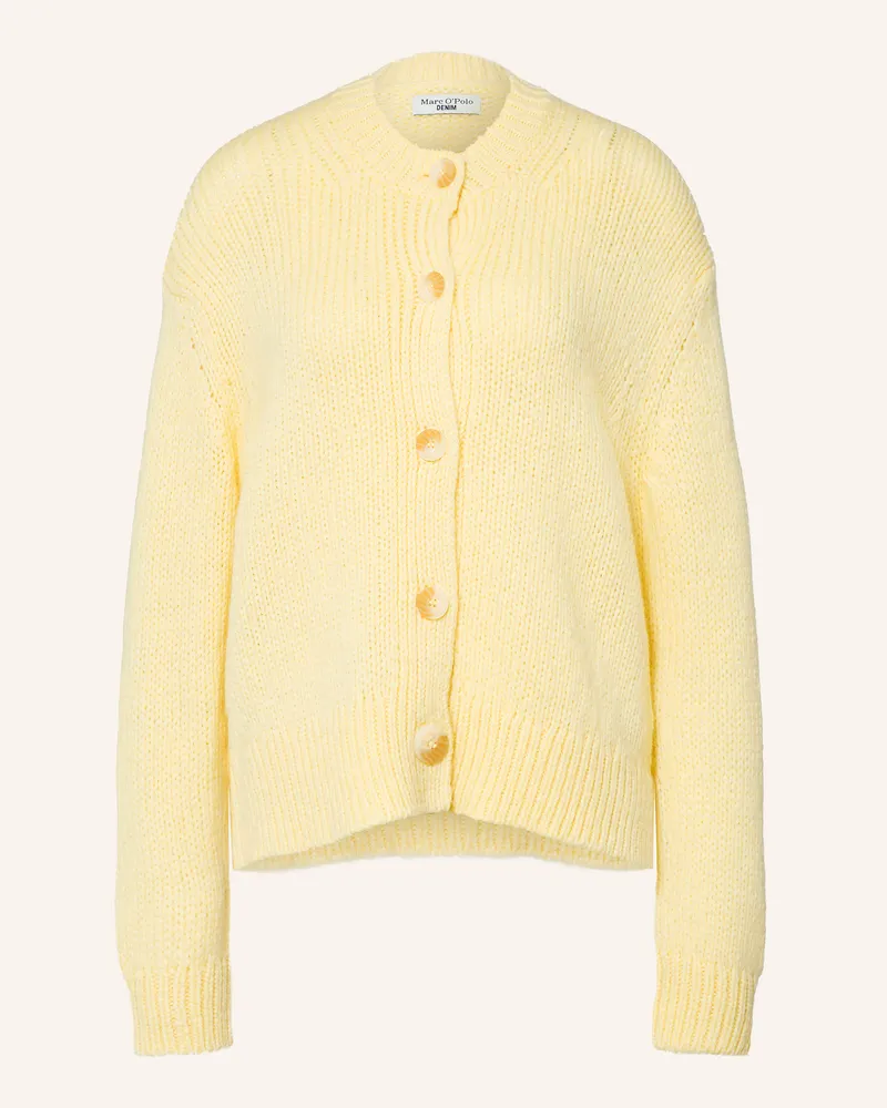 Marc O'Polo Strickjacke gelb Gelb