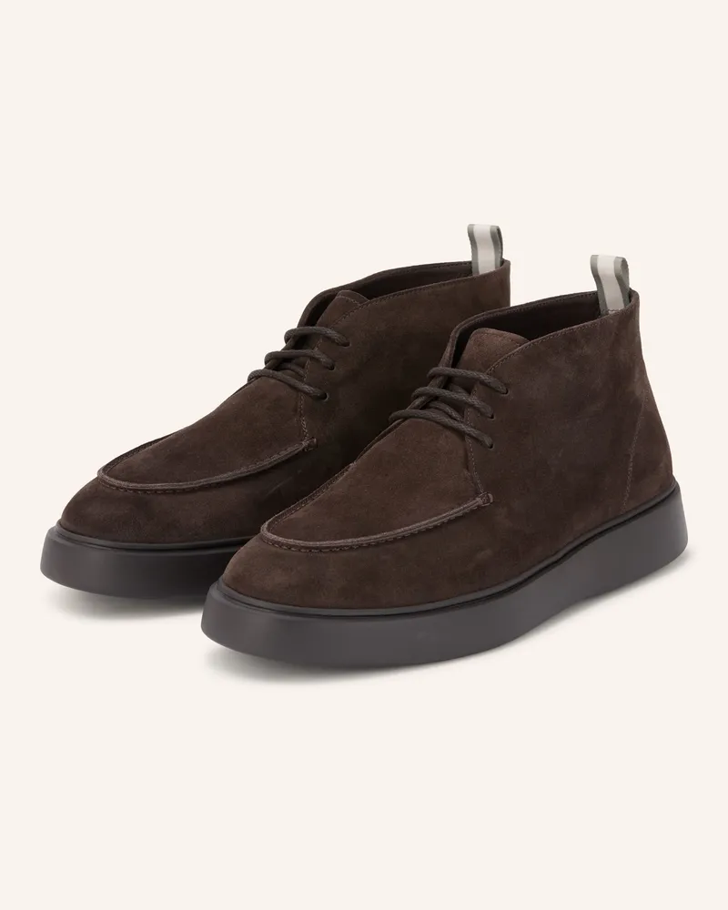 Officine Creative Italia Schnürboots Frame 0013 braun Dunkelbraun