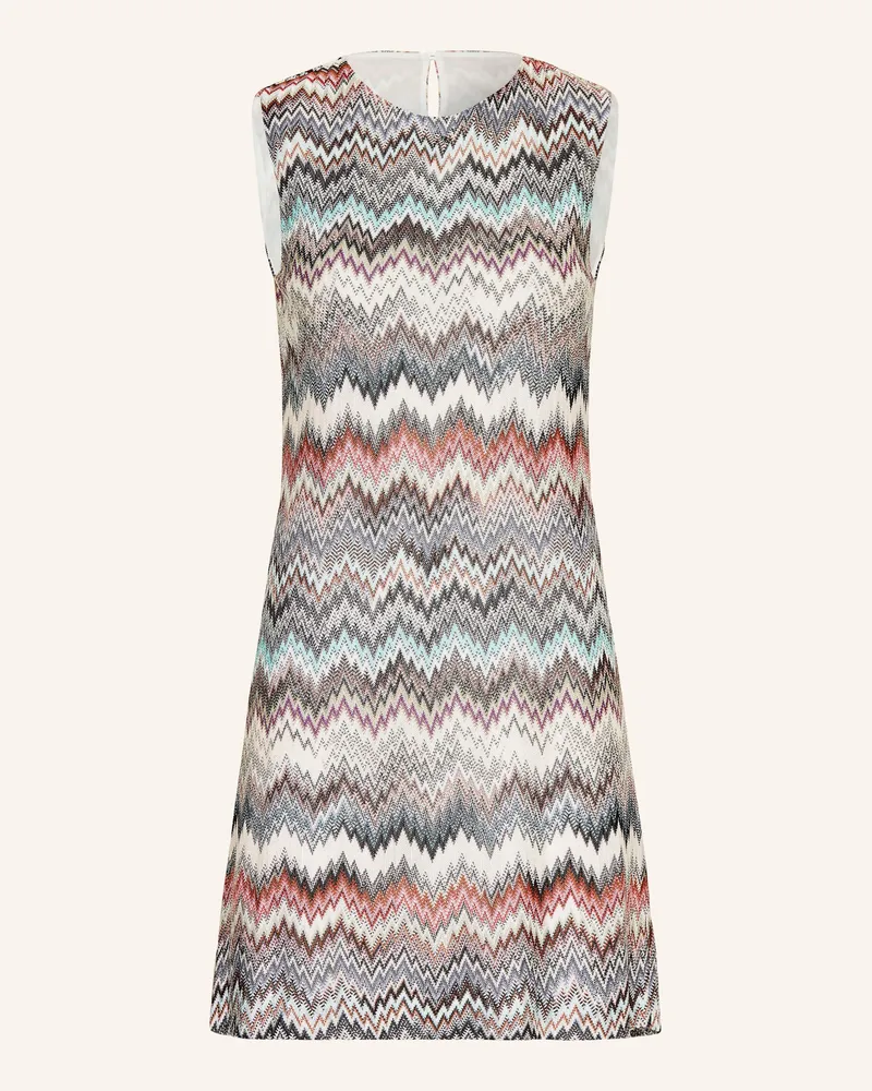 Missoni Strickkleid blau Ecru