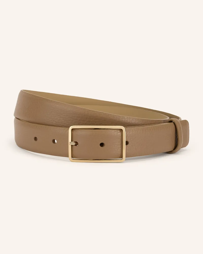 Abro Ledergürtel Dalia braun Beige