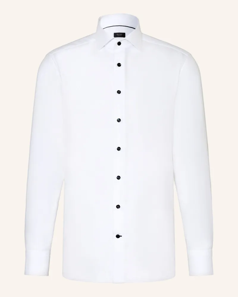 Olymp Hemd Tailored Fit weiss Weiss