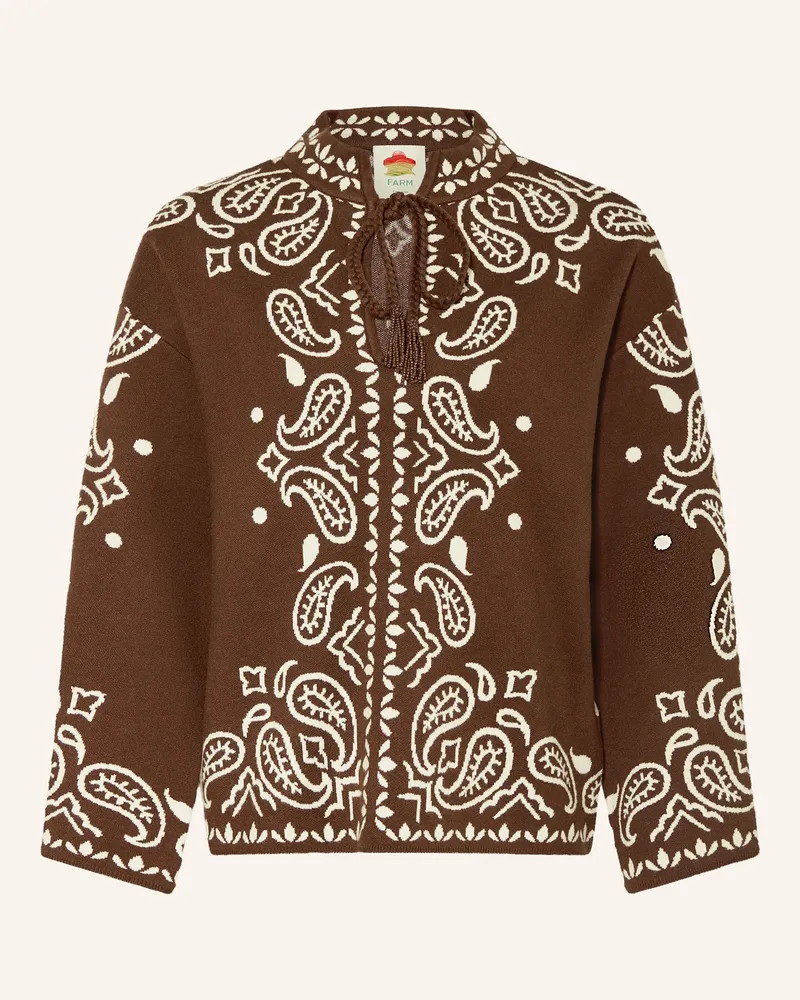 FARM Rio Pullover braun Dunkelbraun
