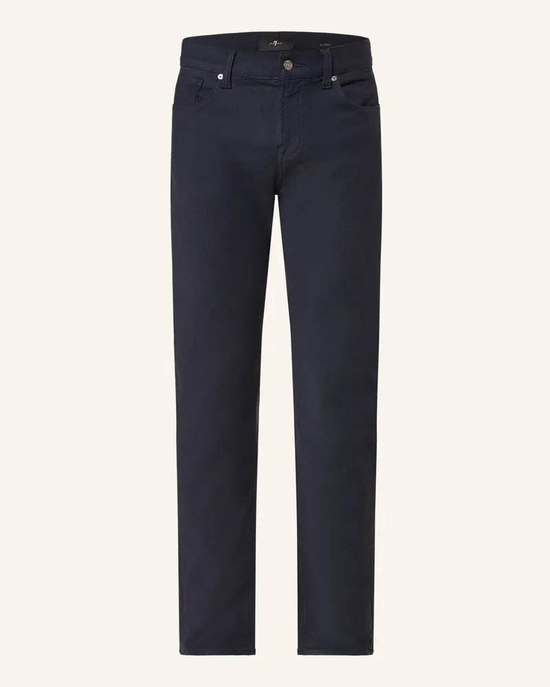 7 for all mankind Hose Slimmy Slim Fit blau Dunkelblau