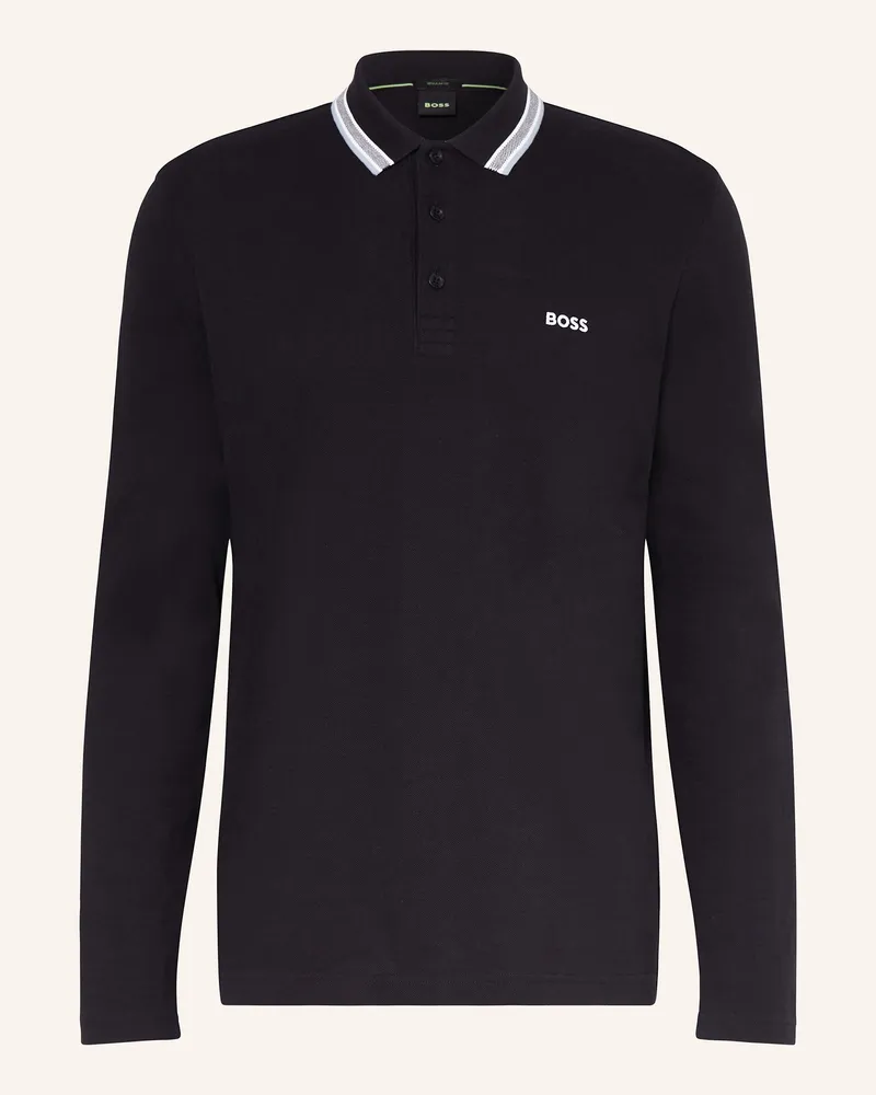 HUGO BOSS Piqué-Poloshirt PLISY Regular Fit Dunkelblau
