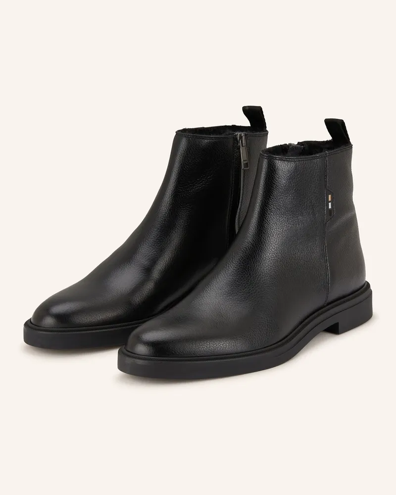 HUGO BOSS Stiefeletten Calev schwarz Schwarz