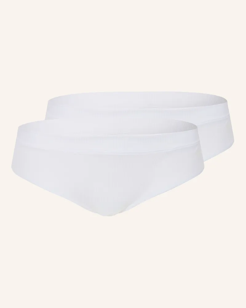 Odlo 2er-Pack Panties Active Light weiss Weiss