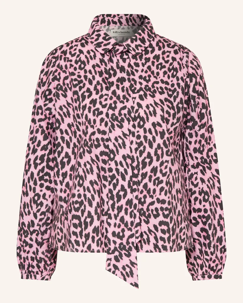 Lollys Laundry Hemdbluse ELLIELL mit abnehmbarer Schluppe Rosa