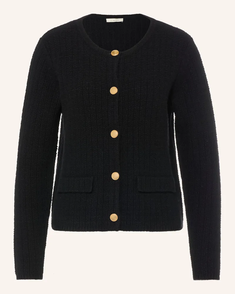 lilienfels Strickjacke Mit Cashmere schwarz Schwarz