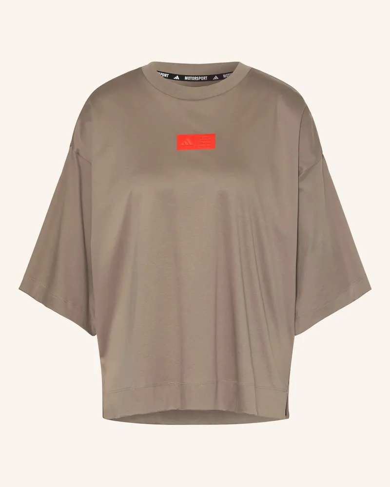 adidas T-Shirt Audi Formula One Team Elevated Graphic braun Khaki