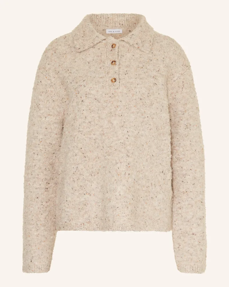 Mrs & HUGS Troyer beige Creme