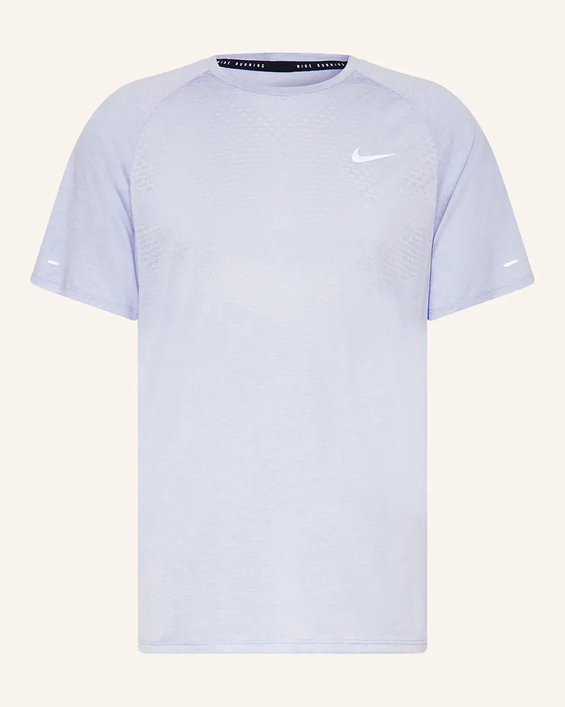 Nike Laufshirt Stride blau Helllila