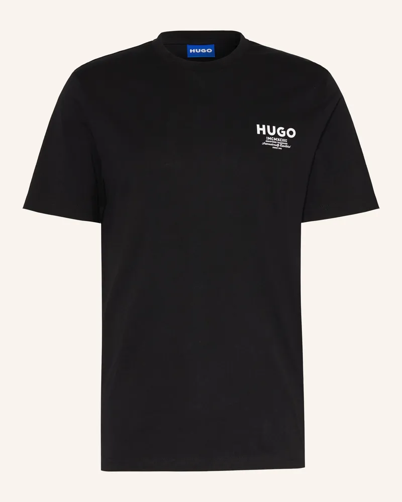 HUGO BOSS T-Shirt Nesptee schwarz Schwarz