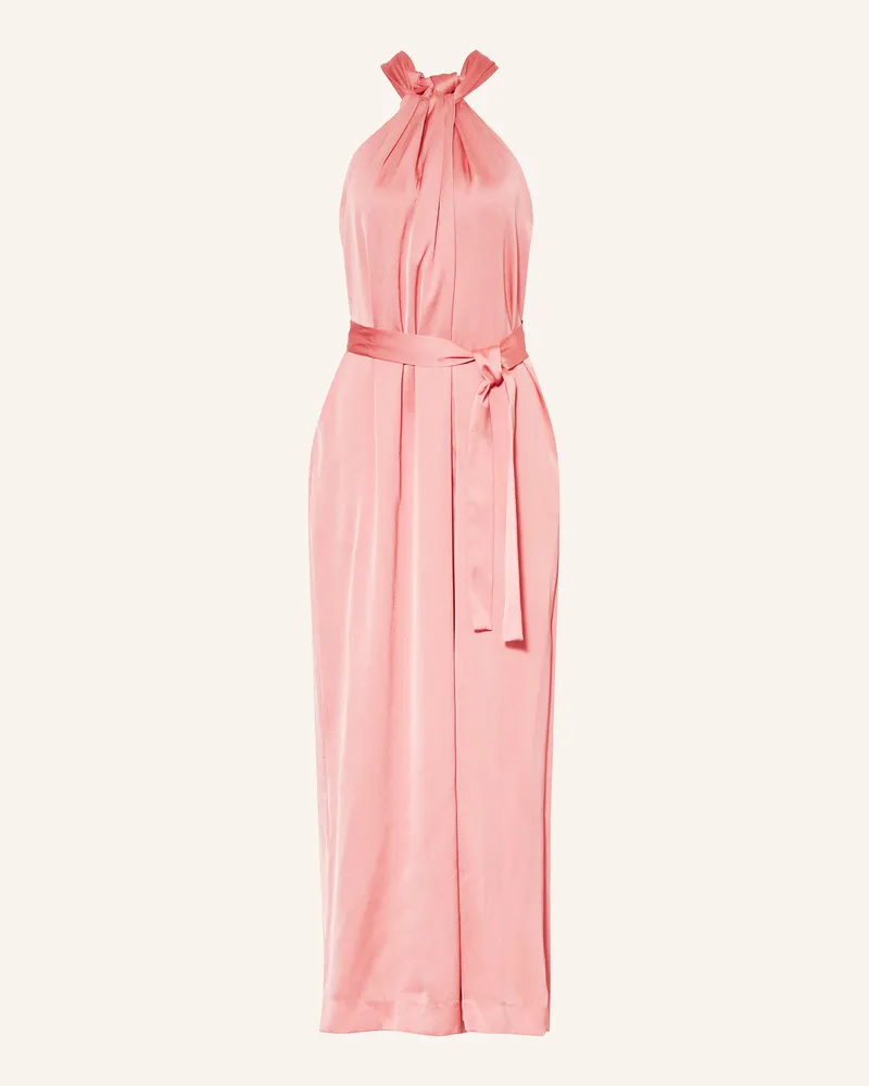 Reiss Jumpsuit Rosin Aus Satin orange Lachs